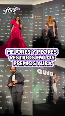 Mejor y peor vestidos de los #PremiosAura2024 🔥 #melissanavarro #eugenioderbez #javieribarreche #omarchaparro 