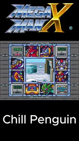 Mega Man X: Chill Penguin #tiktokgaming #snes #retrogaming #megaman