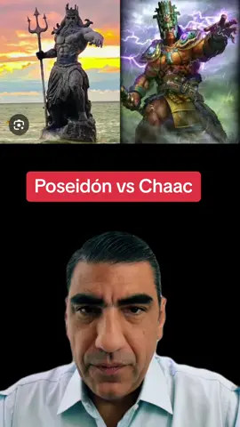 Pleito de Dioses. Poseidón vs Chaac. El griego vs el maya. El mal vs el bien.  #México #Beryl #Huracan #Dios #Maya #Griego #Poseidon #Chaac #Mal #Bien 