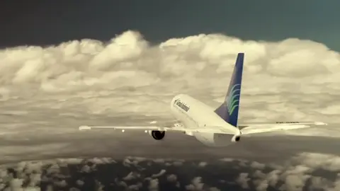 Garuda Indonesia Flight 421 - Landing Animation#graudaindonesia #boieng #boieng737 #xu #xuhuong #xuhuong2024 #xuhuongtiktokk #xuhướng #edit #music 