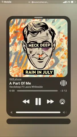 A Part Of Me - Neck deep Ft Laura Whiteside. nah requestnya 😁 #neeckdeep #apartofmeneckdeep #laurawhiteside #neckdeepindonesia #otw15kfollwers 🔥🤟