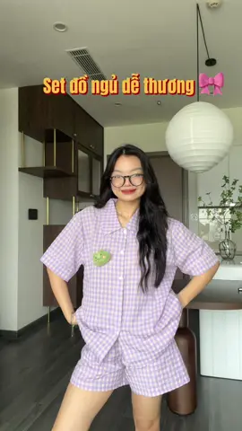 set đồ mặc nhà gì mà iu thế #goclamdep #reviewlamdep 