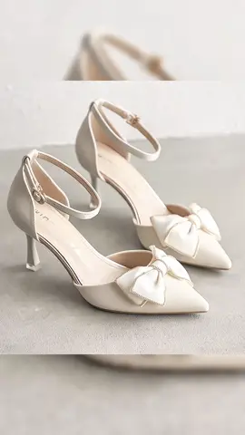 Giày cao gót nữ 7p quai gắn nơ#xuhuong #giaydepquanghung #depcaogot #giaydepthoitrang #giaycaogot 