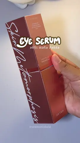 asli pas buka paket sih kaget kenapa semevvah ini packagingnya. lbh surpres lg karna geter2 pas dipakai skskskskskssk bisa dpt free pijet mata 😭😩🫶🏼 #rekomendasi #eyeserum #eye #fyp 