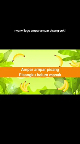 #amparamparpisang #lagudaerah #nyanyi 