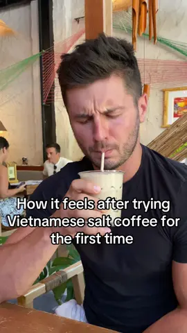 Salt coffee is truly a masterpiece  #vietnam #coffee #coffeeaddict #coffeetiktok 