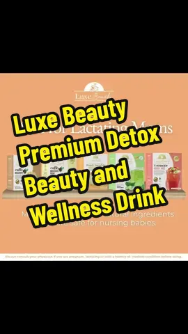 Luxe Beauty Premium Detox Beauty and Wellness Drink with Glutathione and Collagen 10 sachets per box #luxebeauty #drink #beauty  #fyp 