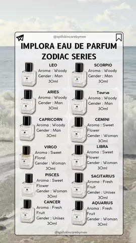 edp dari implora zodiac series #edp #parfum #implora #zodiac #fyp 