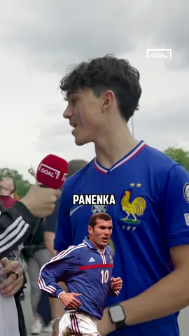 France fans name their country's greatest ever player 🐐 #EURO2024 #france #zidane #ligue1 #euros #Soccer