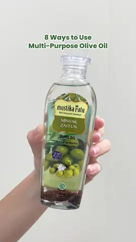 Hayoo siapa yang baru tau 8 manfaat Minyak Zaitun ini? 😋 #MustikaRatu #MinyakZaitun #OliveOil #trulyindonesianbeauty #8manfaat1sentuhan #rekomendasioil 