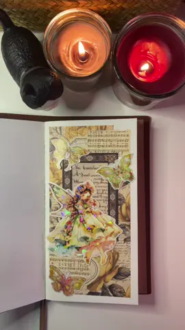 Yellow Fairy theme 🥰💛✨ #scrapbook #journal #scrapbooking #journaling #scrapbookingideas #journalwithme #yellow #fairy #fairytheme 