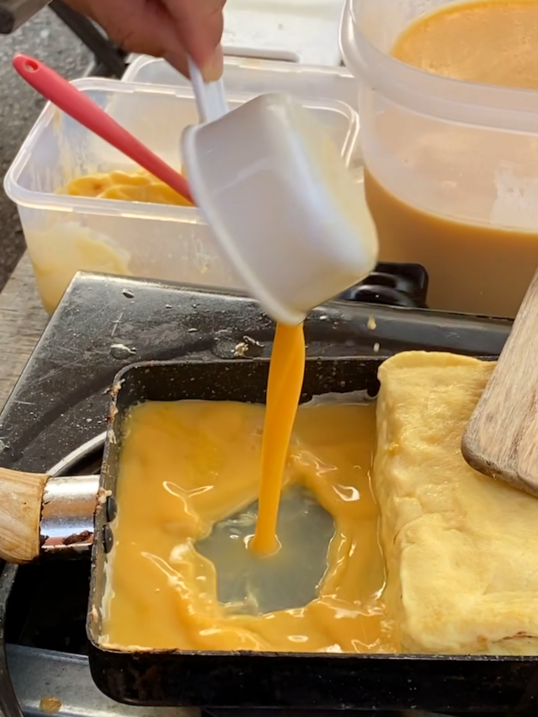 Rolled Egg Omelette - Malaysia Street Food #fyp #foryou #viral #viralvideo #fypシ #trendingvideo #foryoupage #viraltiktok #Foodie #food #foodtiktok #video #fooddilex #videoviral #streetfood @fooddilex