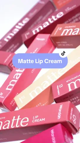 Matte Lip Cream  anti crack + SPF protection untuk perlindungan bibir sehat😘 #mattelipcream #lipcream 