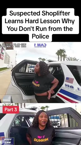 Suspected Shoplifter Learns Hard Lesson Why You Don't Run from the Police
