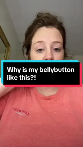 I know i am not the only one with a weird belly button. Lol#pregnant #bellybuton #weird #MomsofTikTok 