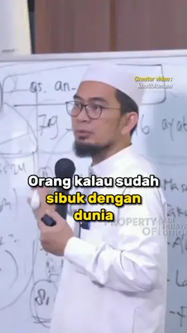 Dunia memang keperluan, tetapi Akhirat tetap tujuan. . . #dakwah #ceramah #ustadzadihidayat #hijrah #pemudahijrah #cinta #reelsinstagram #fypシ #fypage