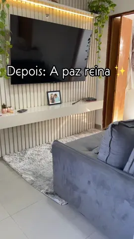 Sensação de desespero 🫨 depois so curtindo a paz #trendcasa #faxina #antesedepois 