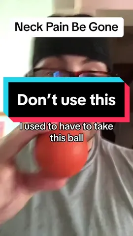 Why was I using this ball for neck pain? #neckmassager #massager #heatedneckmassager #neckpainrelief #backpainrelief #shiatsu #musclespasm #tiktokshopdeals #viralproducts 