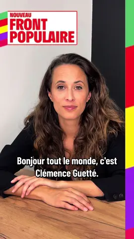 Merci à @Clémence Guetté, ma camarade et amie pour son soutien. C’est une fierté de siéger à tes côtés. Dimanche, on vote en masse pour le Nouveau Front populaire ! 