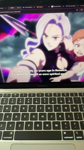 I knew this was gonna happen but god damn i didnt wanna believe it lol  Jericho went straight for his son 😭😭😭 #sevendeadlysins #ban #animetiktok #animeedit 