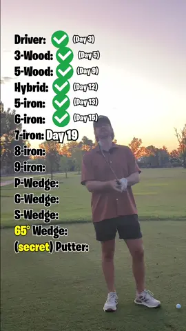 Day 19 of making a par with every golf club!! #golf 