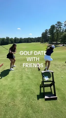 Who played best😏 #taylorandsoph #golf #friends #funny #fail @TheStewCrew 
