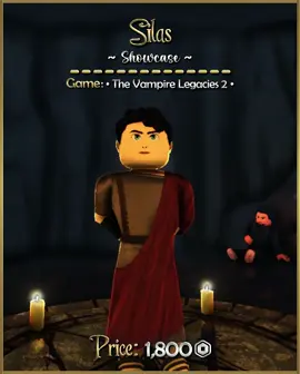 Silas Showcase | @The Vampire Legacies | #fypシ #thevampirediaries #silas #roblox #ile0xz 
