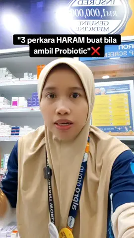 3 perkara HARAM buat semasa ambil Probiotic... #probiotic 