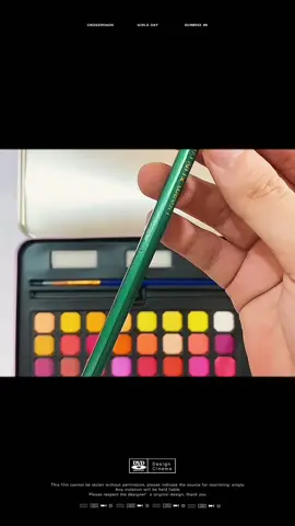 màu nước hộp thiếc viên nén dễ sử dụng 24/36/48 màu xanh và hồng#vanphongpham #mau #color #solidwatercolor #watercolor #maunuoc #maunuocwatercolor #mauto 