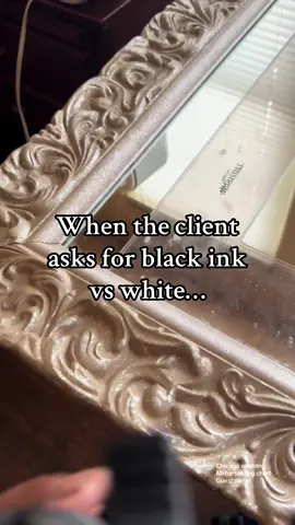 Doesn’t black change the whole vibe? #mirrorlettering #chicagocalligrapher #cbyctontiktok #fyp #viral #foryoupage #chicagotiktok 