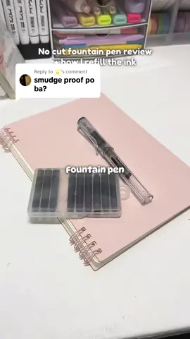 Replying to @🌟 No cut fountain pen review + how I refill the ink #fountainpen #pen 