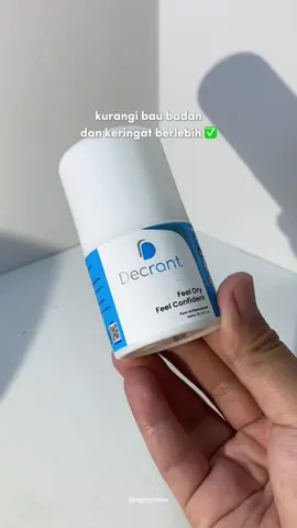 solusi buat yg suka keringatan dan bau keti 🫢‼️  #antperspirant #decrant #decrantantipersiprant #keringatberlebih #solusibaubadan 
