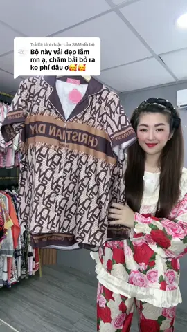 Trả lời @SAM đồ bộ đơn giản… nhưng vải đẹp màu sang 🌚