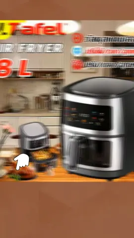 #DLT-afel ของแท้รับประกัน  หม้อทอดไร้น้ำมัน2024 ไร้มัน ขนาดความจุ 8 ลิตร ใส่ไก่ได้ทั้งตัว เมนูหน้าจอสี 8 แบบ ตั้งเวลาได้ หม้อทอดไร้มัน2024 หม้อทอดไร้มัน ขายดี หม้ออบไร้มัน เครื่องทอดไร้น้ำมัน air fryer ราคา ฿1,357.03 รีบเลย - สิ้นสุดวันนี้