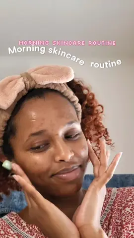 Heeey ☆ i have 3 new chin pimples 😙 #morningskincare #acne #blackgirl 
