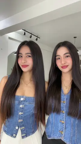BOOGSH! LOVE OUR NEW HAIR!😍🤩🥹💖✨@1stHairStudio #fyp #sptwins #foilage 