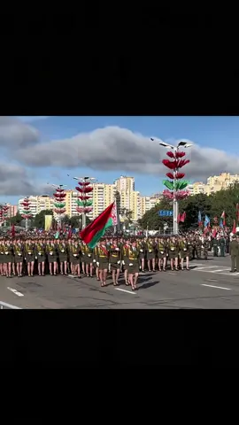 Belarus women's honor guard#belarus #militaryparade #military 