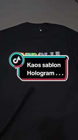 Kaos dengan sablon hologram #persib #persija #persebaya #arema #psssleman 