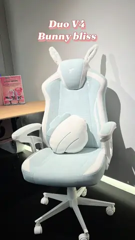 Duo V4 Bunny Bliss โทนสีน่ารักสดใส มีหูและหางให้ด้วยน้า น่ารักปุ้กปิ้ก😍😍 #TTRacingthailand #gaming #gamingchair #pcgaming #bunny #fypシ #ต้าวน่ารัก #กระต่ายน้อย 