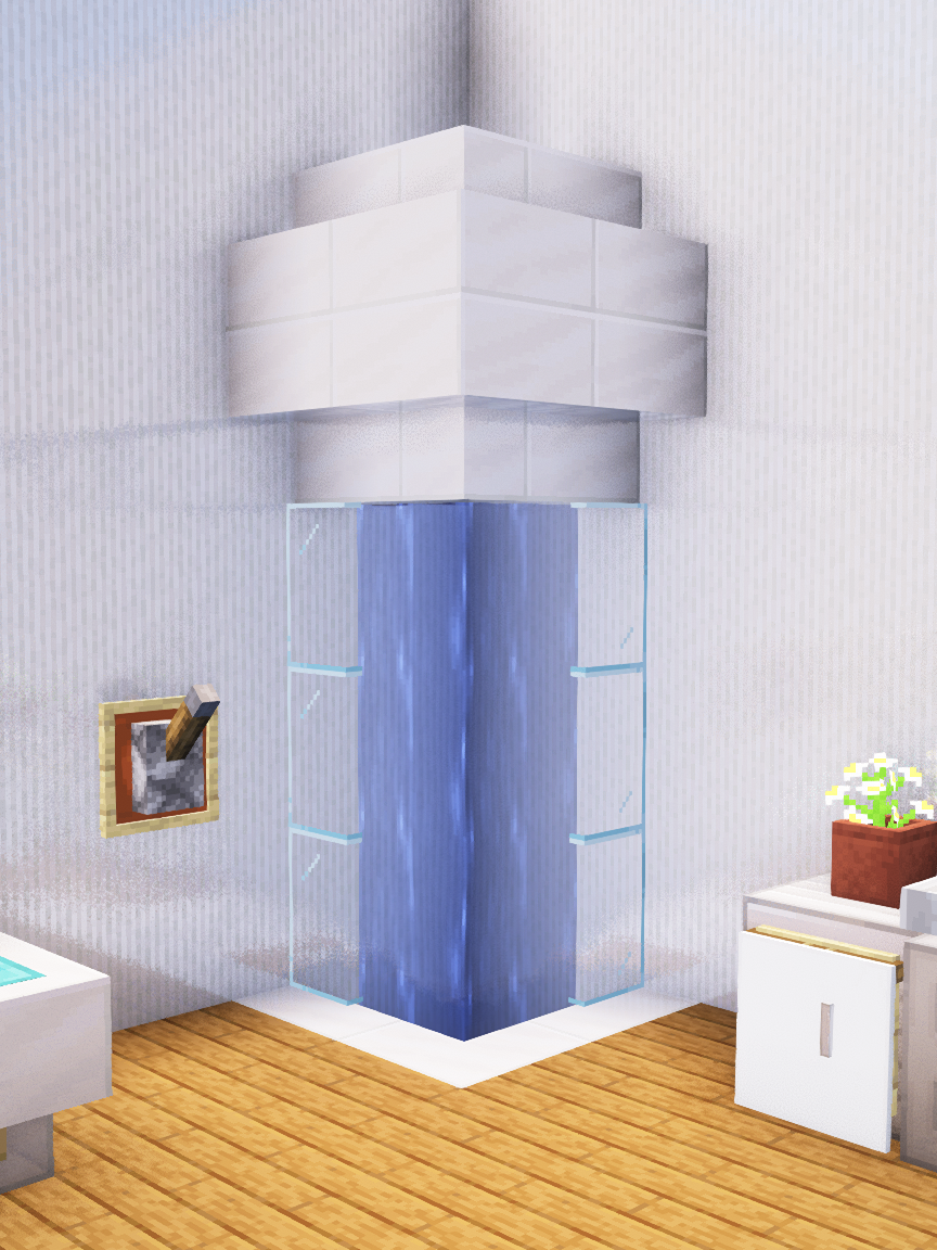 Minecraft Bathroom Design Ideas🏠 #Minecraft #minecraftbuilds #minecraftbuilding #minecrafttutorial #tips #ideas #fyp
