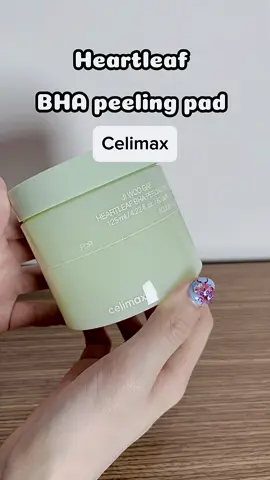 Toner pad Celimax Ji Woo Gae Heartleaf chứa BHA là chân ái mới của tớ 😙 #celimax #tonerpad #BHA 