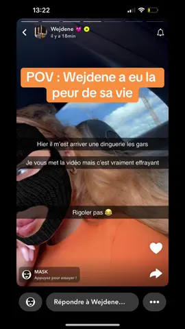 Wejdene a eu la peur de sa vie ! #wejdene #artist #peur #audi #communityfest #pourtoi #foryou #fyp #foryoupage 