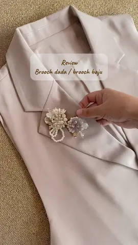 Review Brooch #broochmurah #broochhandmade #broshandmade #broskerahbaju #broscantik 
