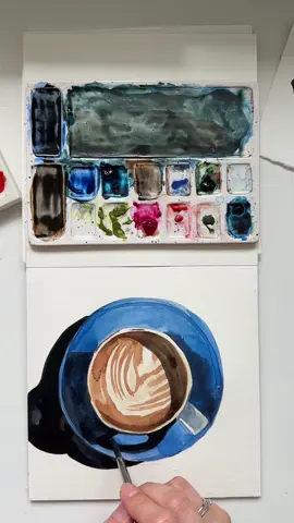 A simple and relaxing painting of a cup of coffee 💙 Full tutorial is available for my subscribers ☺️ . . . . . #watercolor#art#painting#drawing#dailypainting#artist#watercolour#watercolorblog#illustration#aquarella#sketch#акварель#watercolorlesson#forthosewholovetopaint #watercolortutorial#watercolorinspiration#akwarela #timelapsewatercolor#timelapsepainting#timelapseart#speedpaint#timelapse#speedpainting#artistcollab