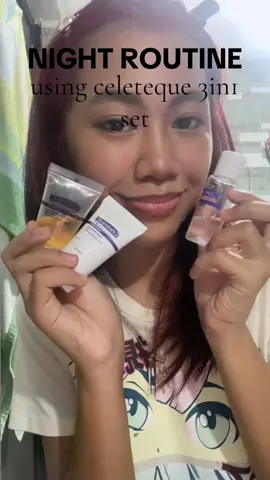Night skincare routine🫶🏻💗 #nightskincareroutine #skincareroutine #celeteque #celetequeph #celeteque3in1 #celetequeskincareset 