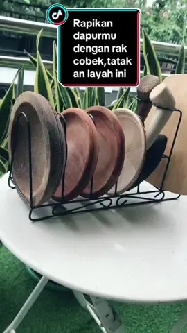 tatakan layah/ulekan#tatakanlayah #rakcobek #cobek #rakcobekmurah #rakcobekbesi #promoguncang77 #77 #fypシ 