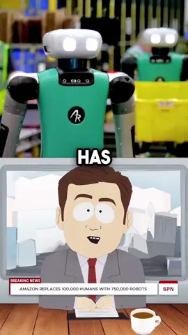 Amazon is about to replace everyone. 💀 #amazon #robots #ai