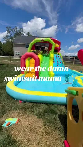 life is not measured by time, it is measured by moments so wear the damn swimsuit + play on the waterslide that you are definitely too big for w your kiddos 🥹 i promise you won’t regret it.  #creatorsearchinsights #contentcreator #fyppppppppppppppppppppppp #viral #roadto5k #roadto10k #sahmsoftiktok #motherhood #sahm #fypage #roadto20k #midsize #weartheswimsuit 