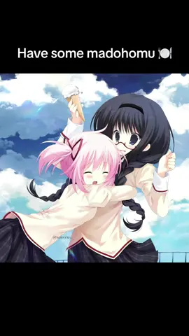I actually dont know how this song got stuck in my head #madohomu #madokamagica #madokaxhomura #moe 