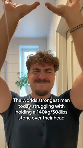 On the stone it said: “Bybon, son of Phola, has lifted me over [his] head with one hand”. The stone weighed 143.5kg or 316lbs. Some argues that he did not only lift it with one hand, but also threw the stone #foryou #strongman #greekmythology #History #strength #FitTok 